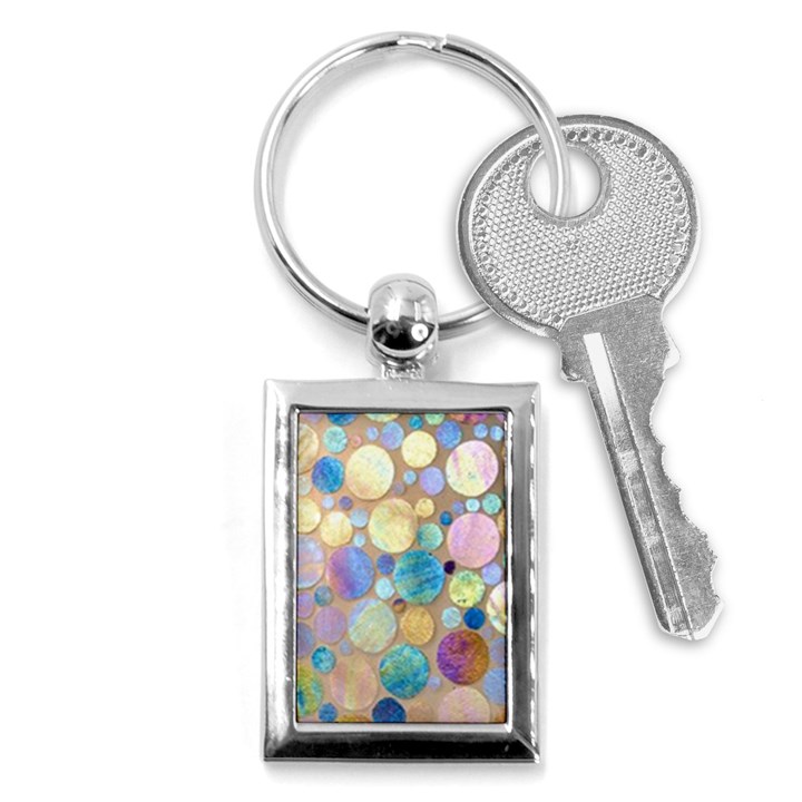 Tiles CBDOilPrincess Eb49aa06-f1b9-412e-836d-30c28dd8f7d9 Key Chain (Rectangle)