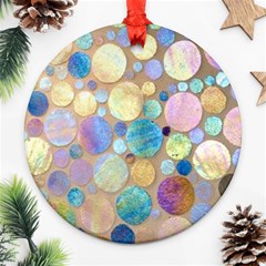 Tiles Cbdoilprincess Eb49aa06-f1b9-412e-836d-30c28dd8f7d9 Round Ornament (two Sides) by CBDOilPrincess1