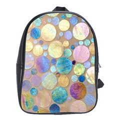 Tiles Cbdoilprincess Eb49aa06-f1b9-412e-836d-30c28dd8f7d9 School Bag (large) by CBDOilPrincess1