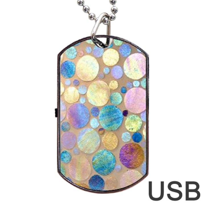 Tiles CBDOilPrincess Eb49aa06-f1b9-412e-836d-30c28dd8f7d9 Dog Tag USB Flash (One Side)