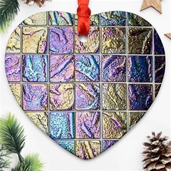 Tiles Cbdoilprincess 9bce4aa2-e68c-4f2b-9a83-c8e38fcd4516 Heart Ornament (two Sides) by CBDOilPrincess1