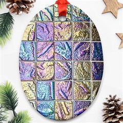 Tiles Cbdoilprincess 9bce4aa2-e68c-4f2b-9a83-c8e38fcd4516 Oval Ornament (two Sides) by CBDOilPrincess1