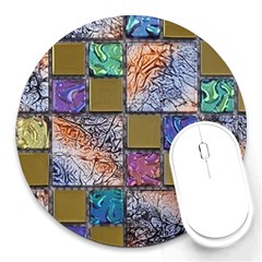 Tiles Cbdoilprincess 4c3ec21c-5cb9-4df3-975d-d1bfcef57dda Round Mousepads