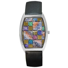 Tiles Cbdoilprincess 4c3ec21c-5cb9-4df3-975d-d1bfcef57dda Barrel Style Metal Watch by CBDOilPrincess1