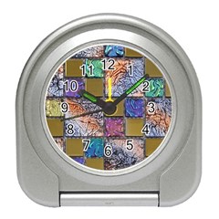 Tiles Cbdoilprincess 4c3ec21c-5cb9-4df3-975d-d1bfcef57dda Travel Alarm Clock by CBDOilPrincess1