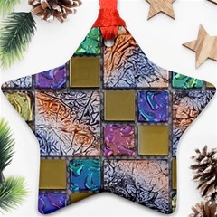 Tiles Cbdoilprincess 4c3ec21c-5cb9-4df3-975d-d1bfcef57dda Star Ornament (two Sides)