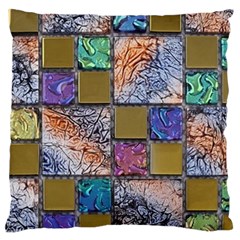 Tiles Cbdoilprincess 4c3ec21c-5cb9-4df3-975d-d1bfcef57dda Large Flano Cushion Case (one Side) by CBDOilPrincess1