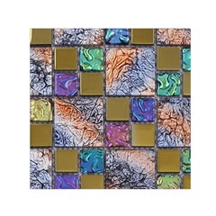 Tiles Cbdoilprincess 4c3ec21c-5cb9-4df3-975d-d1bfcef57dda Small Satin Scarf (square)