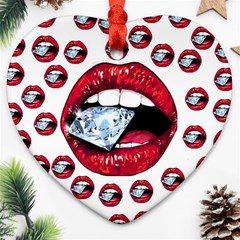 Lips Diamonds Cbdoilprincess  Df7357df-b45a-476d-b5b0-d19665f6de3f Ornament (heart)