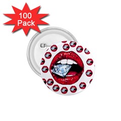 Lips Diamonds Cbdoilprincess  Df7357df-b45a-476d-b5b0-d19665f6de3f 1 75  Buttons (100 Pack)  by CBDOilPrincess1