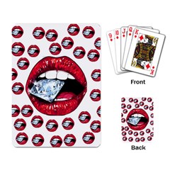 Lips Diamonds Cbdoilprincess  Df7357df-b45a-476d-b5b0-d19665f6de3f Playing Cards Single Design (rectangle)