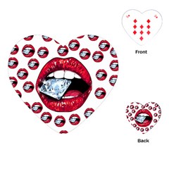 Lips Diamonds Cbdoilprincess  Df7357df-b45a-476d-b5b0-d19665f6de3f Playing Cards Single Design (heart)