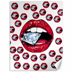 Lips Diamonds Cbdoilprincess  Df7357df-b45a-476d-b5b0-d19665f6de3f Canvas 36  X 48  by CBDOilPrincess1