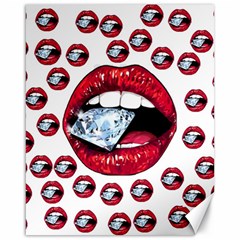 Lips Diamonds Cbdoilprincess  Df7357df-b45a-476d-b5b0-d19665f6de3f Canvas 16  X 20  by CBDOilPrincess1