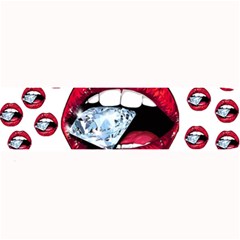 Lips Diamonds Cbdoilprincess  Df7357df-b45a-476d-b5b0-d19665f6de3f Large Bar Mats by CBDOilPrincess1