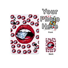 Lips Diamonds Cbdoilprincess  Df7357df-b45a-476d-b5b0-d19665f6de3f Playing Cards 54 Designs (mini)