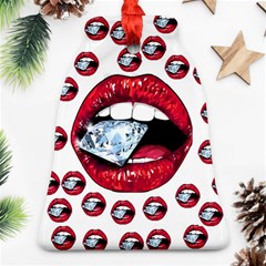 Lips Diamonds Cbdoilprincess  Df7357df-b45a-476d-b5b0-d19665f6de3f Ornament (bell)