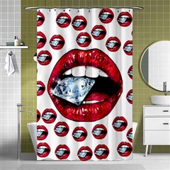 Lips Diamonds Cbdoilprincess  Df7357df-b45a-476d-b5b0-d19665f6de3f Shower Curtain 48  X 72  (small)  by CBDOilPrincess1