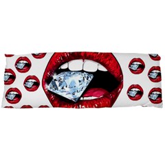 Lips Diamonds Cbdoilprincess  Df7357df-b45a-476d-b5b0-d19665f6de3f Body Pillow Case Dakimakura (two Sides) by CBDOilPrincess1