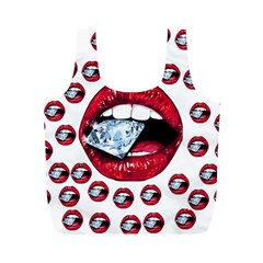 Lips Diamonds Cbdoilprincess  Df7357df-b45a-476d-b5b0-d19665f6de3f Full Print Recycle Bag (m) by CBDOilPrincess1