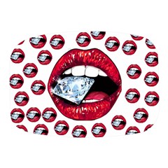 Lips Diamonds Cbdoilprincess  Df7357df-b45a-476d-b5b0-d19665f6de3f Mini Square Pill Box by CBDOilPrincess1