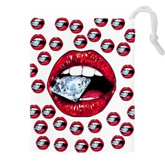 Lips Diamonds Cbdoilprincess  Df7357df-b45a-476d-b5b0-d19665f6de3f Drawstring Pouch (5xl) by CBDOilPrincess1