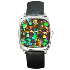 Bling Cbdoilprincess Cb985e25-02c2-4177-896c-cf0c9c22a532 Square Metal Watch by CBDOilPrincess1