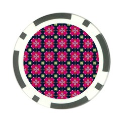 Pattern Of Hearts Poker Chip Card Guard by SychEva