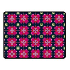 Pattern Of Hearts Fleece Blanket (small) by SychEva