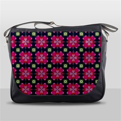 Pattern Of Hearts Messenger Bag by SychEva