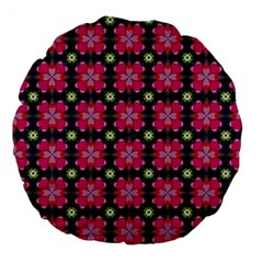 Pattern Of Hearts Large 18  Premium Flano Round Cushions by SychEva