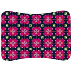 Pattern Of Hearts Velour Seat Head Rest Cushion by SychEva