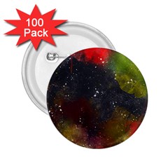 Abstract Paint Drops 2 25  Buttons (100 Pack)  by goljakoff