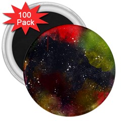 Abstract Paint Drops 3  Magnets (100 Pack) by goljakoff