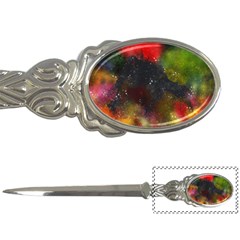 Abstract Paint Drops Letter Opener by goljakoff