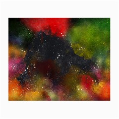 Abstract Paint Drops Small Glasses Cloth by goljakoff