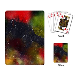 Abstract Paint Drops Playing Cards Single Design (rectangle) by goljakoff