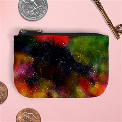 Abstract Paint Drops Mini Coin Purse by goljakoff