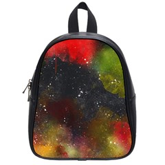 Abstract Paint Drops School Bag (small) by goljakoff