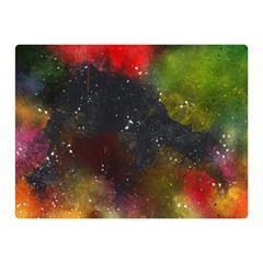 Abstract Paint Drops Double Sided Flano Blanket (mini)  by goljakoff