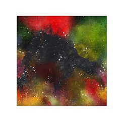 Abstract Paint Drops Small Satin Scarf (square) by goljakoff