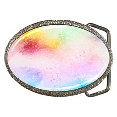 Rainbow Paint Belt Buckles by goljakoff