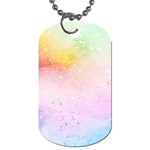 Rainbow paint Dog Tag (Two Sides) Front