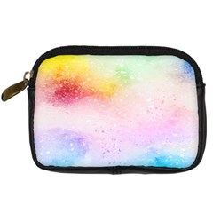 Rainbow Paint Digital Camera Leather Case by goljakoff