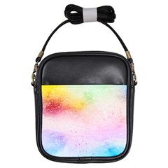 Rainbow Paint Girls Sling Bag by goljakoff