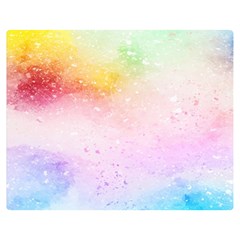 Rainbow Paint Double Sided Flano Blanket (medium)  by goljakoff