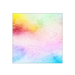 Rainbow Paint Satin Bandana Scarf by goljakoff