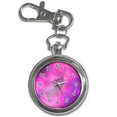 Purple Space Paint Key Chain Watches by goljakoff