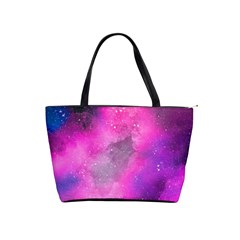 Purple Space Paint Classic Shoulder Handbag by goljakoff