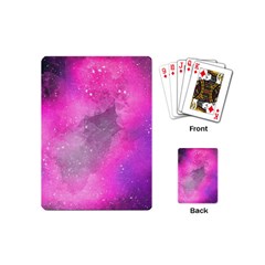 Purple Space Paint Playing Cards Single Design (mini) by goljakoff